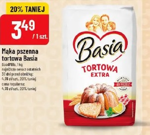Mąka pszenna tortowa Basia