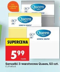 Serwetki 3-warstwowe Queen