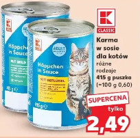 K-Classic karma w sosie dla kotów