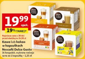 Kawa lub kakao w kapsulkach Nescafe Dolce Gusto