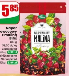 Napar owocowy z maliną Bifix