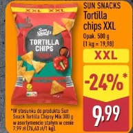 Sun Snacks Tortilla chips XXL