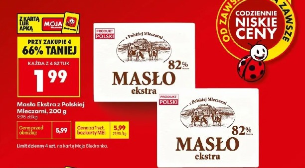 Masło Ekstra z Polskiej Mleczarni