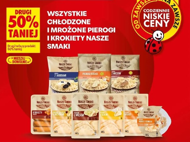 Wszystkie chłodzone i mrożone pierogi i krokiety Nasze Smaki