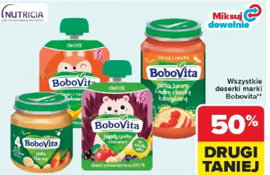 Wszystkie deserki marki Bobovita