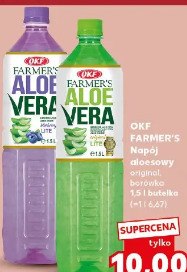 OKF Farmer's Napój aloesowy oryginal, borówka