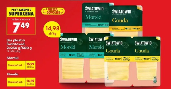 Ser plastry Światowid gouda