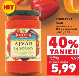 Podravka Ajvar łagodny, ostry