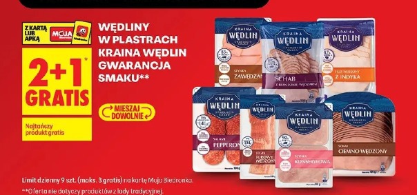 Wędliny w plastrach Kraina Wędlin Gwarancja Smaku