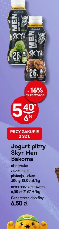 Jogurt pitny Skyr Men Bakoma