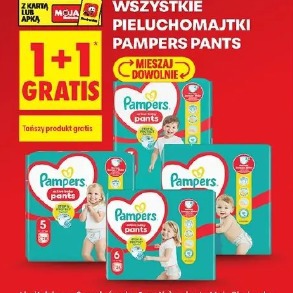 Wszystkie pieluchomajtki Pampers Pants