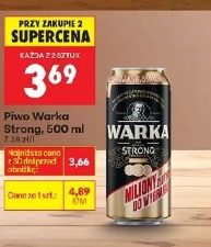 Piwo Warka Strong