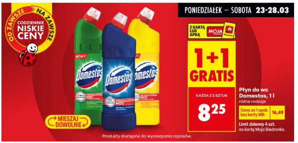 Płyn do wc Domestos, 1 l