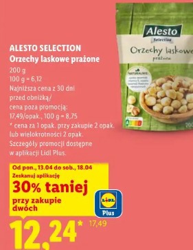 Alesto Selection Orzechy laskowe prażone