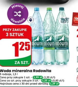 Woda mineralna Rodowita