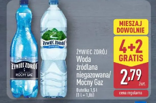 Żywiec Zdrój Woda źródlana niegazowana/Mocny Gaz