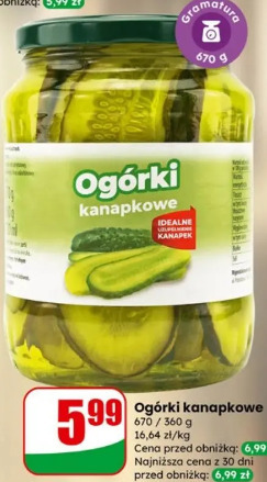 Ogórki kanapkowe