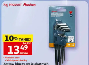 Zestaw kluczy sześciokątnych