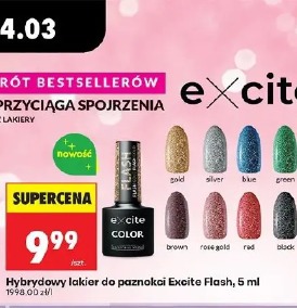 Hybrydowy lakier do paznokci Excite Flash