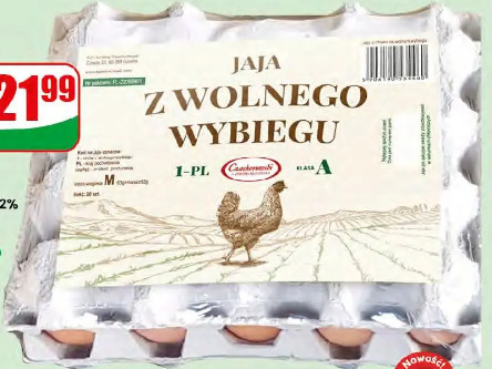 Jaja świeże z wolnego wybiegu Czachorowski