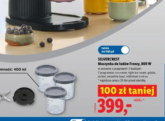 Silvercrest Maszynka do lodów Freezy