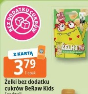 Żelki bez dodatku cukrów BeRaw Kids