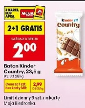 Baton Kinder Country, 23,5 g