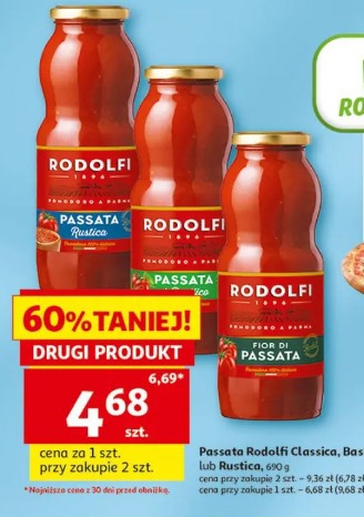 Passata Rodolfi Classica, Basilico lub Rustica