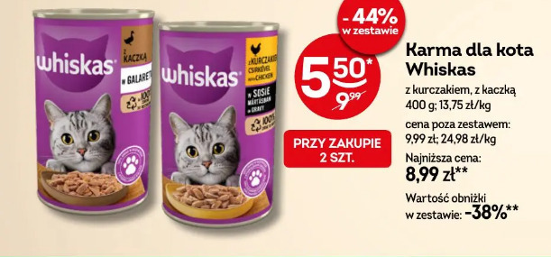 Karma dla kota Whiskas