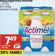Napój jogurtowy Actimel