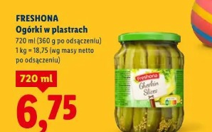 Freshona Ogórki w plastrach