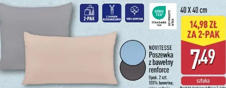 Poszewka z bawełny renforcé NOVITESSE