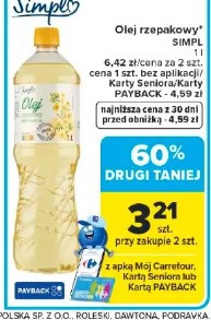 Olej rzepakowy Simplo