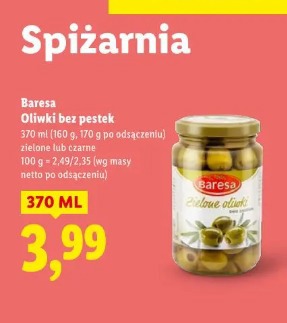 Baresa Oliwki bez pestek