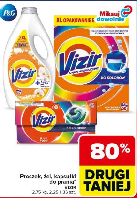 Vizir proszek, żel, kapsułki do prania