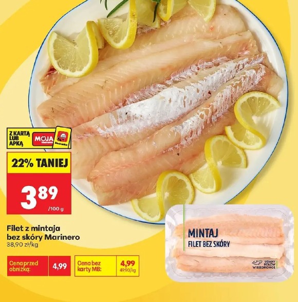 Filet z mintaja bez skóry Marinero