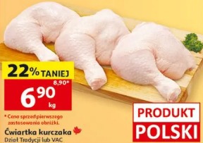 Ćwiartka kurczaka Dział Tradycji lub VAC