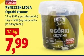 Ryneczek Lidla Ogórki kiszone