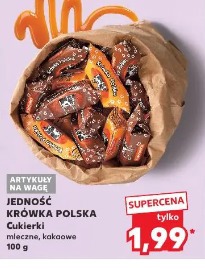 Jedność Krówka Polska Cukierki mleczne, kakaowe