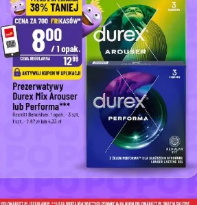 Prezerwatywy Durex Mix Arouser lub Performa