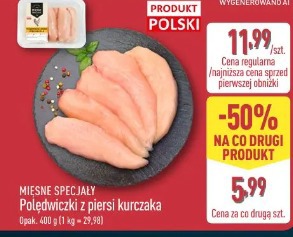 Poledwiczki z piersi kurczaka