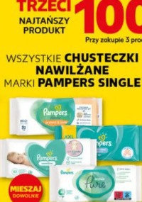 Wszystkie chusteczki nawilżane marki Pampers Single