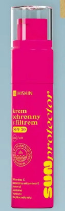 Hiskin, krem ochronny z filtrem, SPF 50, 60 ml