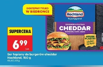 Ser topiony do burgerów cheddar Hochland