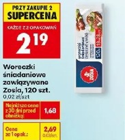 Woreczki śniadaniowo zawiązywane Zosia