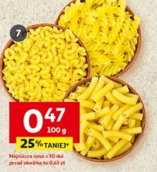 Makaron kolanko, rurka, świderki lub nitka