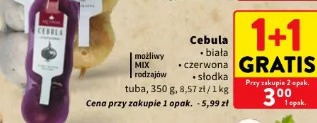 Cebula biała czerwona słodka
