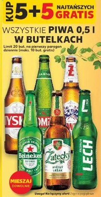Wszystkie piwa 0,5 l w butelkach