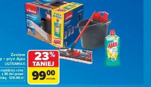 Zestaw mop + płyn Ajax ULTRAMAX Vileda