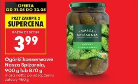 Ogórki konserwowe Nasza Spiżarnia